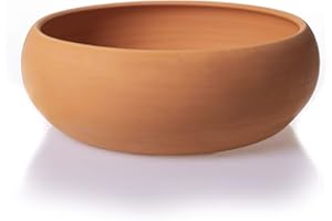 Alfareros Damian Canovas Maceta DE Barro Color Terracota.Modelo Pauly.Medidas 25 DIAMETRO X 10 Altura.