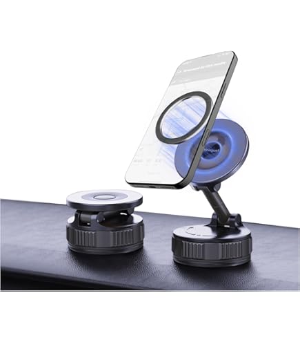 N55 Magnet Phone Holder For Car Dashboard Magnetic Vacuum Suction Phone Holder - 360° Adjustable Car Mount For IPhone & Android Magic John Phone Holder