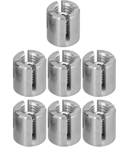 Cable Railing With Wire Rope Clips Steel Wire Rope 10Pcs Cross Cable Clamps 316 Stainless Steel Railing ...