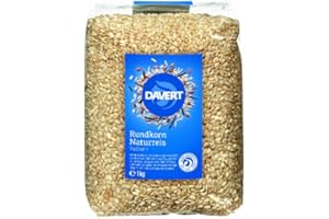 davert naturel riz rundkorn Pack de 4 (4 x 1 kg) – Bio