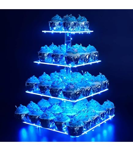 Alzata Per Torta A Due Piani 2 Pezzi – Porta Dessert Rotondo In Metallo, Elegante Per Matrimoni, Feste E Buffet, 25+20 Cm - 3