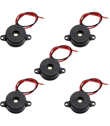 Piezo-Summer 3–24 V DC, Dauerton, 23 Mm, Kabellänge 100 Mm – Für Alarme & Co.