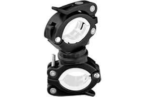 YSJJZRL Support de Montage de Lampe de Poche à Rotation à 360 °, Support de Montage de lumière Universel pour vélo, Fixation de Clip de Rotation pour Lampe de Poche, vélo, équitation