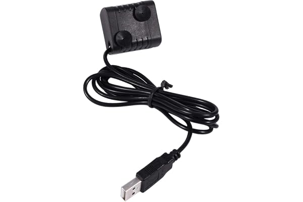 Fdit Brushless DC 6V 2W Micro Pompe à Eau Submersible avec Prise USB Solaire Ultra-Silencieux Mini Brushless Pompe De Refroidissement à Eau pour Fontaine Aquarium Circulation