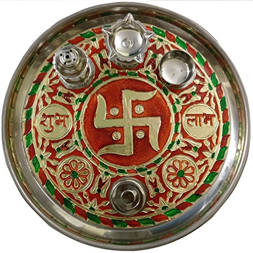 1 Stop Shoppee Decorative, Simple, Attractive Pooja Thali For Every Occasion /...