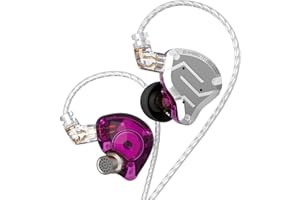 Yinyoo KZ ZS10 Pro Auriculares in Ear con Cable OFC In Ear Monitor 1DD 4BA KZ IEM Auriculares Metálico Cable Desmontable de 2 Pins Jack 3,5 mm Ampliamente Compatible