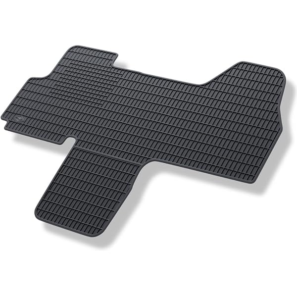 MTM Alfombrillas Goma Para Fiat Ducato Van 2006-2014, Tipo Cubeta A Medida Antideslizante Con Borde 5 Cm, Cód. 3D 9924