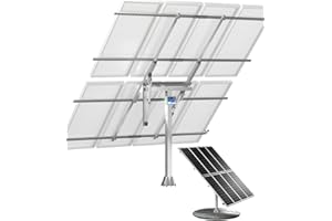 ECO-WORTHY Solarpanel Halterung Solar Tracker Max System ( Um Weitere 40% Leistung Erzeugen ) mit Tracker Laderegler, Komplettes Solar Halterung Kit für Solarmodul auf Hof Farm Feld und Garten
