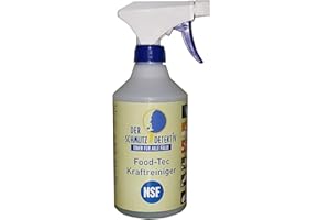 ‎PRODUEBEL.DE DER BEFESTIGUNGSSPEZIALIST Der Schmutzdetektiv Food-Tec Kraftreiniger Hochergiebiges Reinigungskonzentrat lebensmittelecht Flasche 500 ml mit Sprayer 0,5 Liter