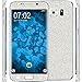 Produktbild 2 x Glitzer-Folienset für Samsung Galaxy S6 Edge Plus silber PhoneNatic Schutzfolien