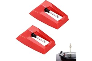 YUGUOLAN 2 Stück Plattenspieler Nadel, Nadeln Für Schallplattenspieler, Plattenspieler Nadeln Ersatzzubehör, Austausch Plattenspieler Plattenspieler Nadel, Für Schallplattenspieler, Phonograph