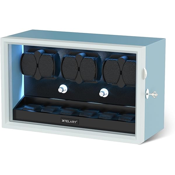 Boîte à Remontoirs X-Telary 4 Pour Montres Automatiques - Avec Rangement LED Aurora (8 Montres)