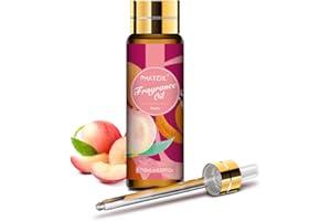 PHATOIL - Peach Fragrance Oil for Diffuser for Home, Aromatherapy, Soap Making, Candle Making, Burner Oil - 10ml