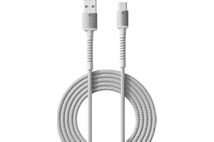 Portronics Konnect X USB to Type C Cable with 3A Output, Fast Charging & Data Transfer, Nylon Braided, Aluminium Alloy Shell,