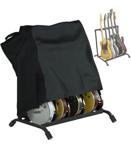 Guitar Stand Cover,Multi Guitar Dust Cover,Acoustic Guitar Stand Cover