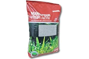 HAUERT Manna DUR Profi Aktiv Rasendünger 20kg mit Eisen indirekt gegen Moos im Rasen