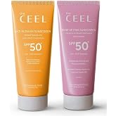 The Ceel SPF 50+ G&uuml;neş Kremi Seti - Leke G&ouml;r&uuml;n&uuml;m&uuml; Karşıtı G&uuml;neş Kremi 50 ml ve Ton Eşitleyici Pembe G&uuml;neş Kremi 50 ml, UVA UV