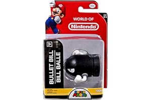 JAKKS PACIFIC Nintendo Mini Figur (6cm) W4 - Bullet Bill