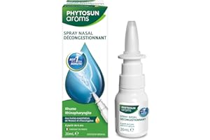 PHYTOSUN AROMS Phytosun Arôms – Spray Nasal Décongestionnant – aux Huiles Essentielles – Action Rapide* – Rhume, Rhinosinusite ou Rhinite Allergique – 1x 20 ml