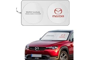 TDHLW Parasol, Cubierta de Visera para Parabrisas, Parasol Plegable para Ventana, protección UV, película para Ventana de Coche para Mazda CX3 CX5 CX9 RX7 2-Series 3-Series 6-Series