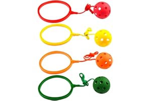‎STOBOK 4 Stücke Sport Schaukel Ball Hüpfring Bälle Fitness Springseil Knöchel Überspringen Spielzeug Rotierenden Kugeln Fitness Kinder