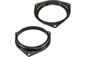 tomzz Audio 2855-001 pierścienie głośnikowe adapter uchwyty pasujące do Toyota Corolla MR2 Avensis Prius RAV4 Auris 165 mm DIN głośniki