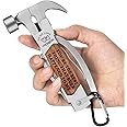 Mens Valentines Gifts, Mini Multi Tool Hammer for Him Husband Boyfriend, Anniversary Birthday Presents for Men Who Have Everything, 14 in 1 Multifunctional Cool Gadgets I Love You Gifts