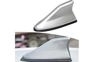 BIONYT Antena Aleta Tiburon Coche para Mini Cooper One S R50 R53 R56 R60 F55 F56 R58 R59 Clubman, Antena de Radio de Techo de Coche Accesorios Coche Tuning,Silver