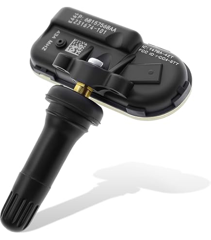 Cciyu Tire Presure Sensor Fits For 2014-2022 For Jeep Cherokee For Ram 1500 433mhz Tire Pressure Monitoring System Sensor 68249197aa