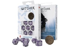 Q-Workshop WYE1B - The Witcher Dice Set: Yennefer - Lilac and Gooseberries (7), 295.0 x 295.0 x 85.0 mm