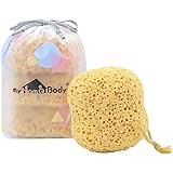 myHomeBody Spugna da bagno premium, spugna di spugna di loofah, spugna per il corpo per la doccia - Dimensioni grandi, molta 
