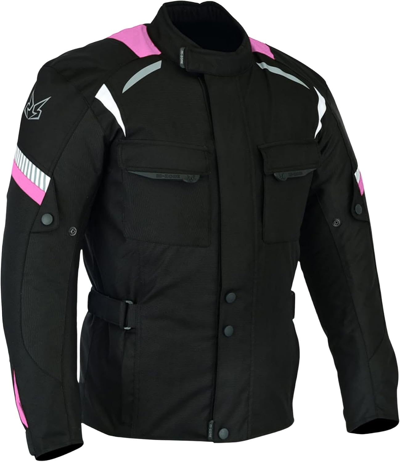 outletMOTARD Chaqueta Moto Mujer 4 Estaciones Impermeable con Protecciones CE incluídas y Forro Extraíble
