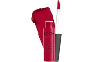 NYX Professional Makeup Rouge à Lèvres Soft Matte Lip Cream, Fini Mat Crémeux, Couleur Ultra-Pigmentée, Tenue Longue Durée, Teinte : Monte Carlo (10)