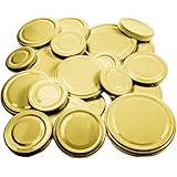 21 Ersatzdeckel Obstdekor mit Vakuumknopf, Deckel Schraubdeckel Twist