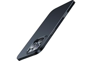 TORRAS 2025 Neu 0.07cm Dünn für iPhone 16 Pro Hülle Rundumschutz Exzellente Samtiger Griff [ wie das Original] Handyhülle iPhone 16 Pro Case Schutzhülle Slim Schwarz