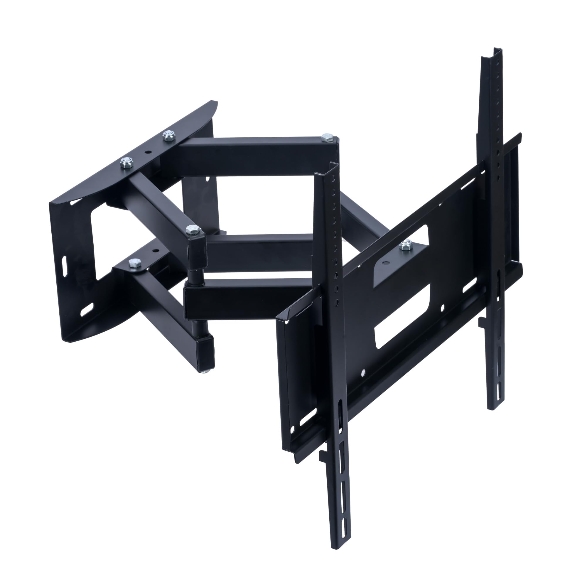 Rissachi Super Heavy Duty TV Wall Mount Bracket for 23 to 55 inch LED/4K/Smart TV, Full Motion Swivel Stand (Black-R455)