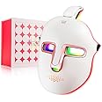 LIARTY Cordless Beauty Led Face Mask,7 Colors Light Mask with 270Pcs Beads,Rechargeable Led Face Light Mask for Face Beauty,Anti-Anging