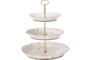 Villeroy & Boch Toy's Delight Alzata, Porcellana, Bianco/Multicolore, 33x0.1x0.1 cm