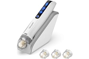 ‎BESTAUTY bio pen Q2 Microneedling Pen mit EMS Microneedling LED-Pflege 3 IN 1 Beauty-Tool, Authentisch Beauty Pen mit intelligenter Sensorbasis, für Gesicht, Körper, Haarwachstum Hautpflege, Geschenke Frauen