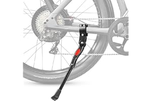 WONJEAN Pata de Cabra Bicicleta, Caballete Bicicleta de Aluminio Ajustable, Bicicleta Accesorios, Pata de Cabra Apto para Bicicletas de Montaña, de Senderismo y de Cercanías