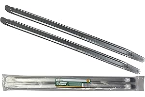 YARDMAN Tyre Levers Set of 2 – 24 Inch Heavy Duty Carbon Steel Multifunctional Tyre Lever for Car, Motorcycle, Truck – Chrome Plated Finish with Hot Forged Ends – Ideal for Home, Professional Use