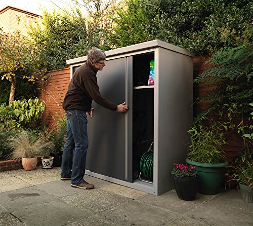 Gartenschrank Geräteschrank Trimetals Guardian 172x90x187cm grau/anthr - 2