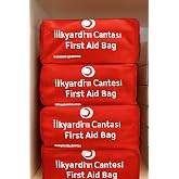 İlk Yardım &Ccedil;antası, 35 Par&ccedil;a, Ara&ccedil; Ev İş Yeri Acil M&uuml;dahale, Y&ouml;netmeliğe Uygun, Sargı Bezi, Medikal Boyunluk, Termojel Kompre