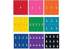 Rettangoli per frazioni magnetici double-face di Learning Resources