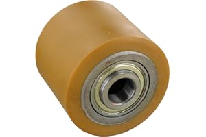 ‎ROLLENTECHNIK Rollentechnik Hubwagenrolle Laufrolle Ersatzrolle Polyurethan 82x80 Einspannlänge 84 Achs-Bohrung: 20