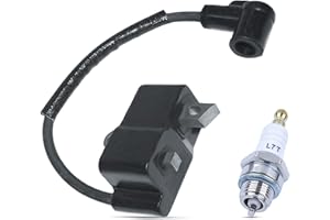 Bobina di Accensione per STIHL FS80 FS85 FS75 HT75 HL75 KM85 Decespugliatore, AUMEL Modulo di Accensione con Candela Ricambi Parti di Alta Qualità Accessori