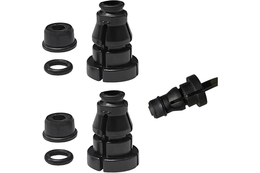 6 Pcs Brake Clutch Slave Master Cylinder Repair Kit, Oil Pipe Joint Clip Seal Gasket Set for Type Brake Line Repair, Routine Replacement and Maintenance Use