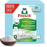Frosch - All in 1 Machine Dishwasher Tablets with Bicarbonate, Cleaning and Shine, No Animal Component, No Phosphates, or Pho
