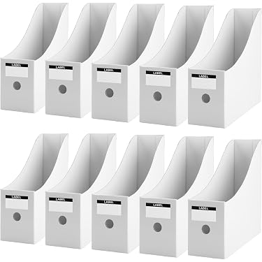 OXFORD Porte-revues en PVC soudé, dos de 10 cm 32x24cm, livré à plat