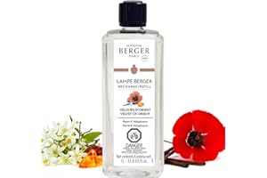 MAISON BERGER - Ricarica Lampada Pastore Velluto d'Oriente - Pronta all'Uso - Profuma e purificazione - Diffusione Sottile, omogenea e Lunga Durata - 1 l